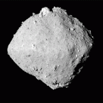 An artificial object was found in soil samples from the asteroid Ryugu. Like this?