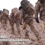 Chinese border guards equipped with exoskeletons