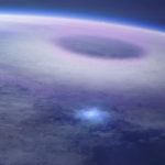 Two rare natural phenomena were filmed from space