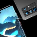 Huawei P50 Pro showed on new renders: screen-"waterfall" and quad camera