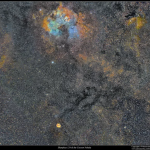 A mosaic of photographs of the Milky Way emerged. They have been working on it for 12 years.