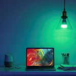 Yeelight Smart LED-Lampe 1SE: RGB-Lampe, die mit Google Home, Samsung SmartThings, Apple HomeKit und Amazon Alexa funktioniert