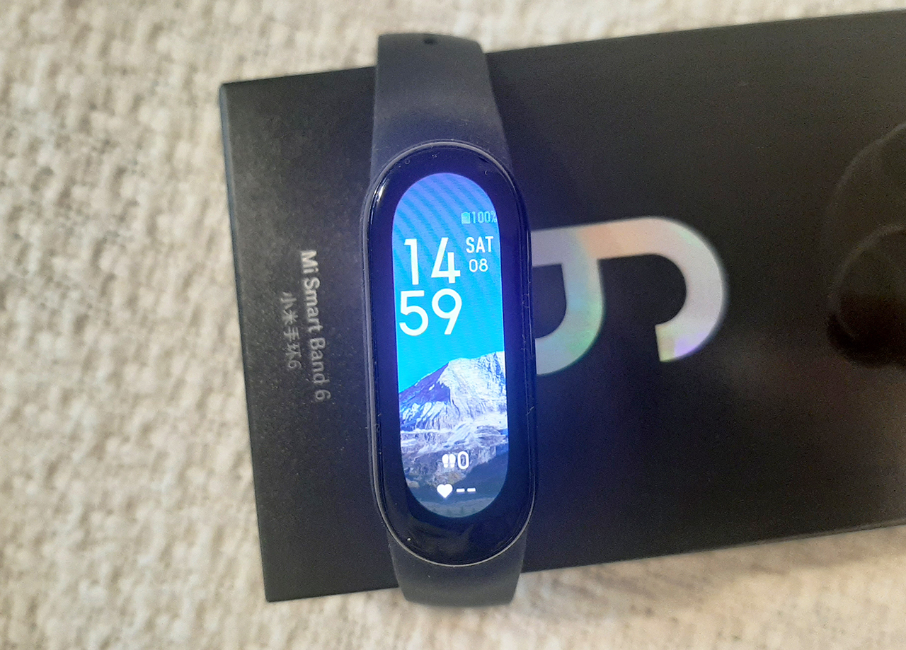 xiaomi mi band 5 menu