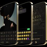 BlackBerry smartphone with display keyboard and futuristic design showed on concept renders