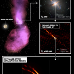 For the first time, astronomers have taken close-up pictures of the ejections of a supermassive black hole.
