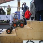 Students made a prototype of a robot to clean up the Arctic. It will be launched in tandem with a drone.