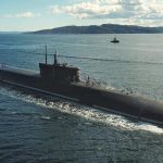 In Russia, a new strategic submarine fired a ballistic missile "Bulava"