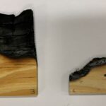 Scientists have created fire-resistant wood, for this it is covered with a special solution