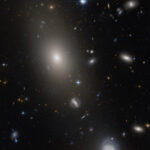 Hubble showed a photo of a galaxy that is different from the rest