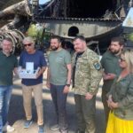 Virgin Galactic founder Richard Branson arrived in Ukraine and visited the destroyed airfield in Gostomel