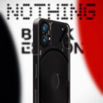 Premier regard sur le Nothing Phone noir (1) sur une photo conceptuelle