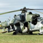 Armed Forces of Ukraine for the first time showed the fire work of the Czech Mi-24V helicopter (video)