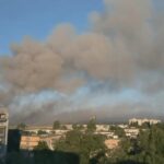 HIMARS work again? Rashist warehouse exploded in occupied Shakhtyorsk