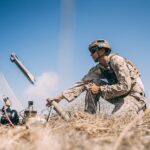 Drone-kamikaze Switchblade 300 attacks the border guard of the Russian Security Service (video)