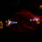 Astronomii au descoperit o regiune de accelerare neobișnuită a particulelor în „capul” lamantinului cosmic.