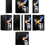 Official press photos of the Galaxy Z Fold 4 and Flip 4 in all colors