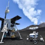 The Germans tested on the Etna volcano unique robots for exploring the moon
