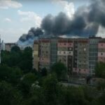 Encore le travail de l'américain MLRS HIMARS ? À Donetsk occupé, l'un des plus grands dépôts d'armes russes est en feu