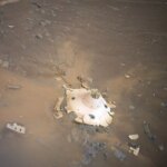 Perseverance photographed the debris that was left on Mars after landing