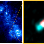 يجد تلسكوب ALMA انبعاثات قوية من أول أكسيد الكربون من نجم شاب