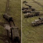 وأظهرت APU عمودًا من أنظمة الصواريخ الأوكرانية "فيلها" مع ذخيرة 300 ملم قابلة للتعديل