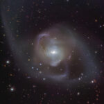 The Very Large Telescope captured a galaxy with two supermassive black holes.