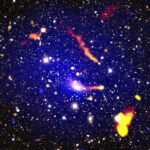Curved plasma jets and mysterious radiation found in clusters of galaxies