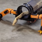 Engineer develops robotic legs for snake - she loves it