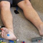 Yes, he is a sadist! Craftsman has created a smart cannon that throws Lego bricks exactly at your foot