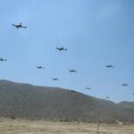 40 drones simultaneously bombarded a tank division - the US tested a swarm of UAVs