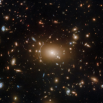 Hubble releases photo of 'impossible' galaxy cluster