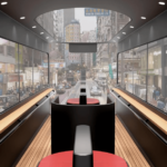 The design of the unmanned tram of the future has been unveiled. It will run in Hong Kong