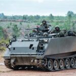 Les véhicules blindés de transport de troupes portugais M113A2 ont été vus pour la première fois au front en Ukraine