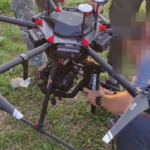 Ukrainian volunteers equipped a hexacopter with a machine gun to fight against Iranian kamikaze drones Shahed-136