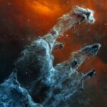 Look at the "space ghosts". The grim photo was taken by Webb