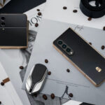 Ceramics and gold: luxurious Samsung W23 and W23 Flip pose for a photo