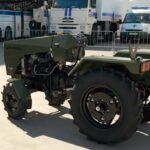 In Russia, a sapper robot was made from a mini-tractor