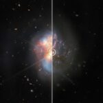 "Webb" and "Hubble" showed what happened after a large-scale merger of galaxies