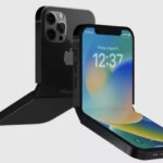 The user did not wait and made a folding smartphone out of the iPhone