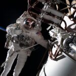 NASA sent astronauts into outer space to install two solar panels weighing 340 kg