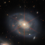 Look at the active core of a spiral galaxy in a new image of "Webb"