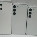 Samsung Galaxy S23, S23+ et S23 Ultra gros plans de maquettes