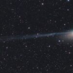 Solar wind blows away part of 'Christmas comet' tail