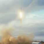 The debut launch of the RS1 rocket ended in a fall and a fire on the launch pad