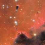 "Hubble" showed the fiery nebula Soul: protostars are born there