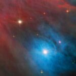 Hubble arată două stele în stadiu de creștere rapidă