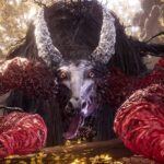A hairy bull with tentacles against a hero with a halberd in the new Wo Long: Fallen Dynasty gameplay video