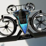 Airspeeder Mk4 is a 1340 hp racing drone. With. in the style of a Formula 1 car that can reach speeds of 360 km/h in 30 seconds