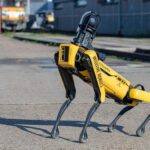 Robotic dog Spot walked the streets of Kyiv