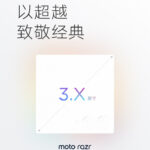 Similar to the first iPhone: new Motorola Razr Pro teaser